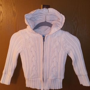 THE CHILDREN'S PLACE GIRLS HOODED SWEATER - SZ XS(4)